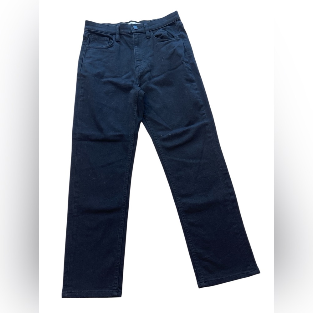 OAK + FORT Black Straight Leg Jeans